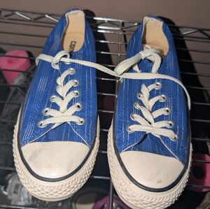 Converse Blue and silver Sneakers